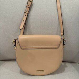 Rebecca Minkoff Astor Beige Half Moon Bag